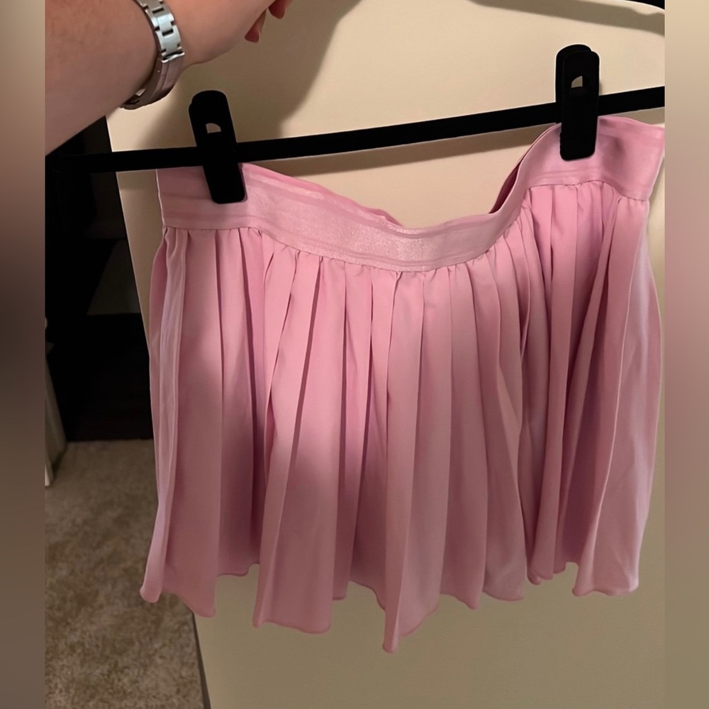 Pink Pleated Tennis Skirt
